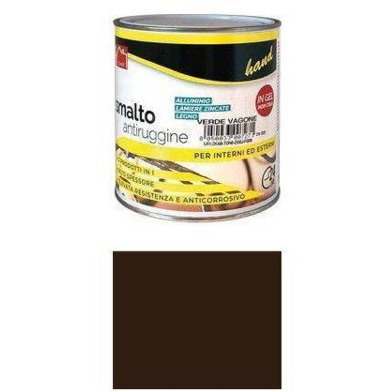 Smalto Sintetico (750 Ml) Nero Opaco