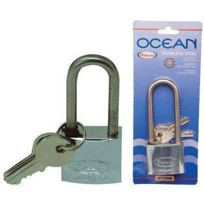 Lucchetto Ad Arco Lungo Cyleibe Con Chiavi – Resistente E Impermeabile Per Esterno, Cancello, Capanno, Garage, Antifurto
