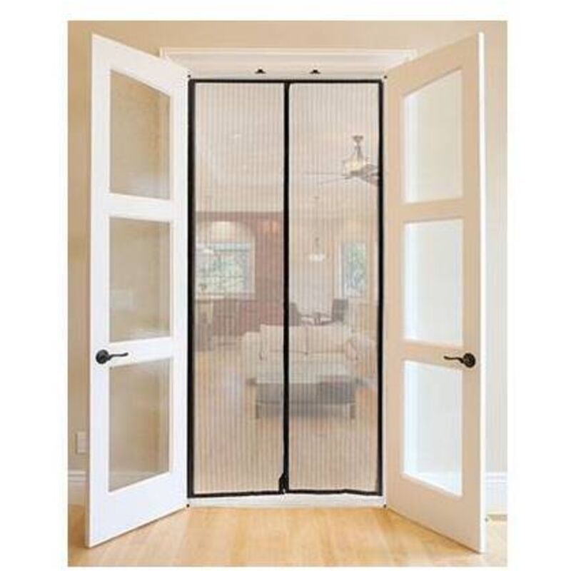 Zanzariera Magnetica Per Porte - 90x210 Cm, 9 Magneti, Chiusura Automatica, Senza Installazione - Foto 6