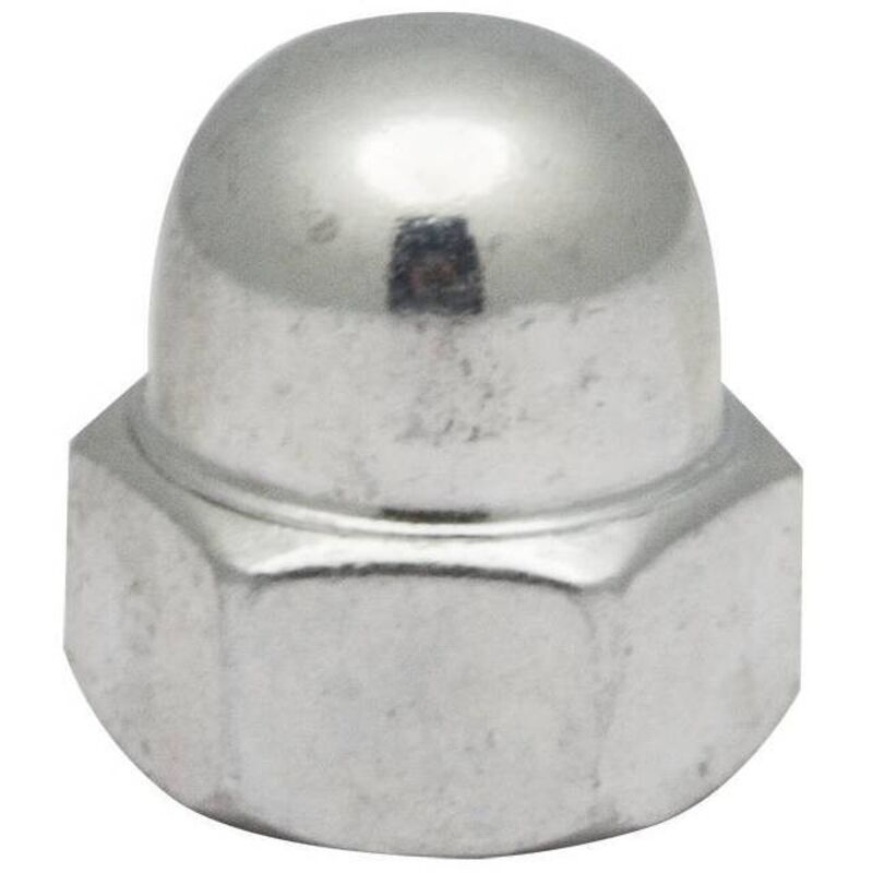 250 x DADO CIECO ESAGONALE ACCIAIO ZINCATO 4 MA 250 x DADO CIECO ESAGONALE ACCIAIO ZINCATO 4 MA