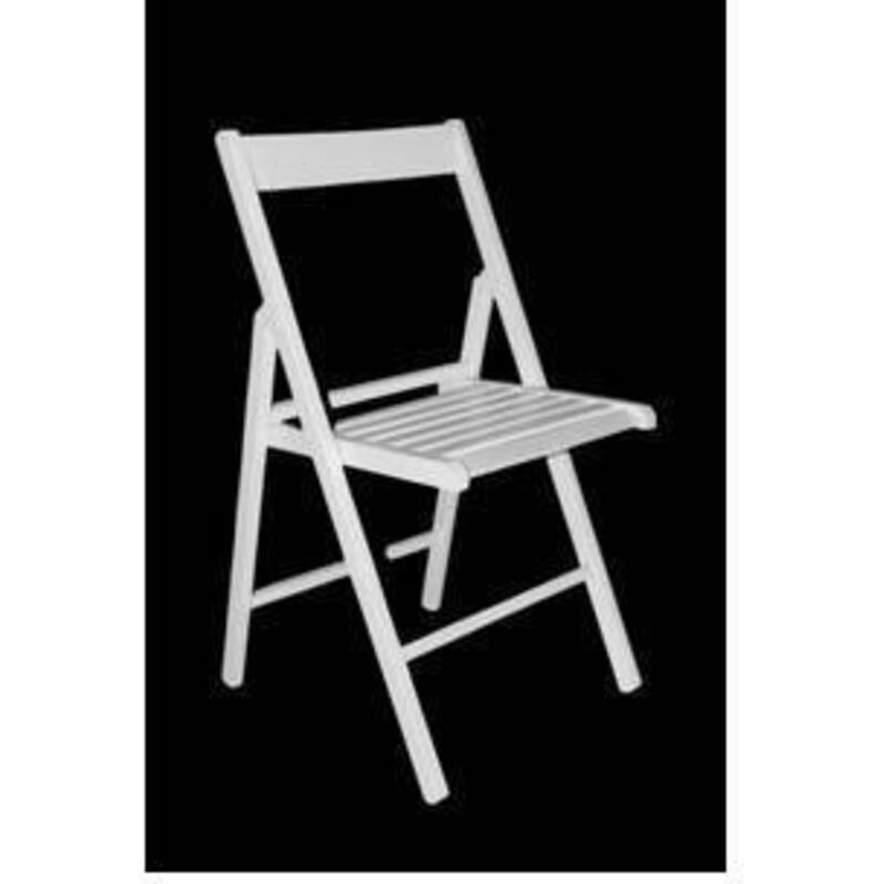 DEMA Sedia Pieghevole In Legno Di Faggio – Compatta E Resistente, Portata 100 Kg, Per Giardino, Campeggio E Picnic - 2