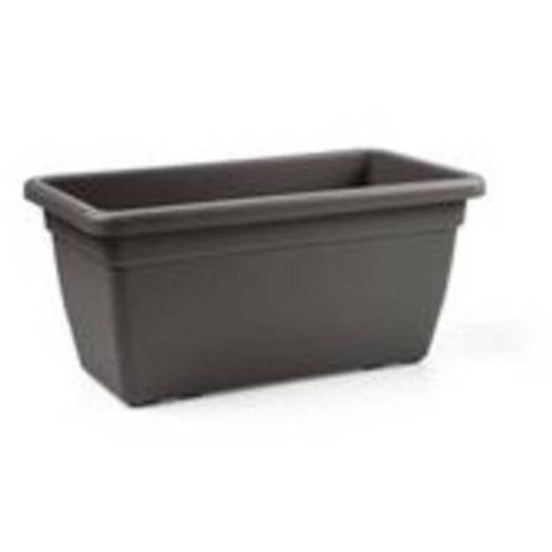 Fioriera Bassa Herstera PLANTER EDGE in Metallo colore Antracite 150x100x50 cm su