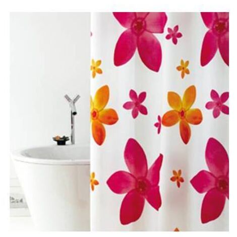 Rideau De Douche Dainty Home Mirage – Tissu Bleu Ombré, 178x183cm, 12 œillets