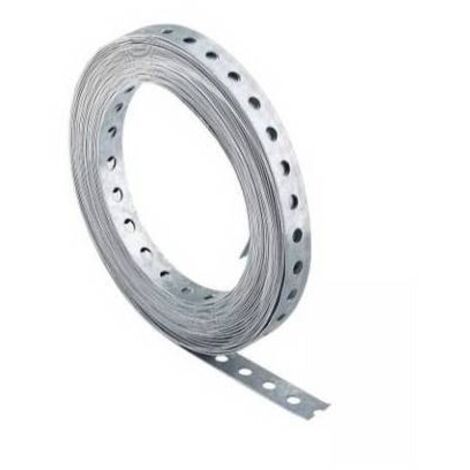 Ceinture De Montage Perforée Ulith - Galvanisé - 17mm - Lot De 10