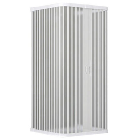 Paroi de douche pliable réductible Cono Plissé Line 95x95x95 cm (1/5)