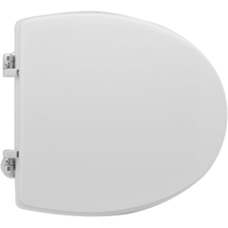 WOLTU Abattant WC En Plastique Avec Charnière Inoxydable.Couvercle De