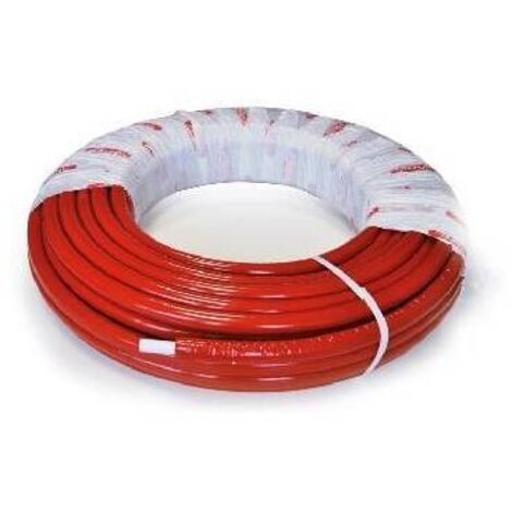 50 x système de tuyau multicouche nicoll isolé rouge