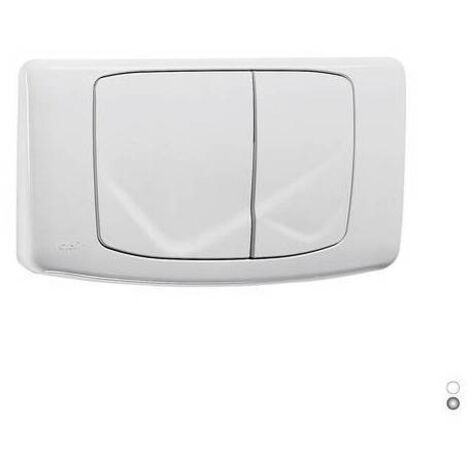 Plaque Mécanique Valsir Rios WC Double Chasse Chrome Poli