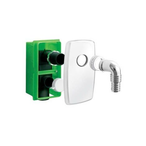 Boîtier intégré compact avec siphon amovible