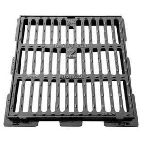 Dianhydro – Drainage plat en fonte ductile EN-GJS-500-7 50x50cm – Résistance 250 KN – Classe de charge C250 conforme EN 124