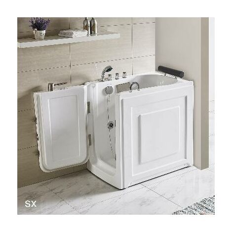 Baignoire pour personnes âgées modèle bleu