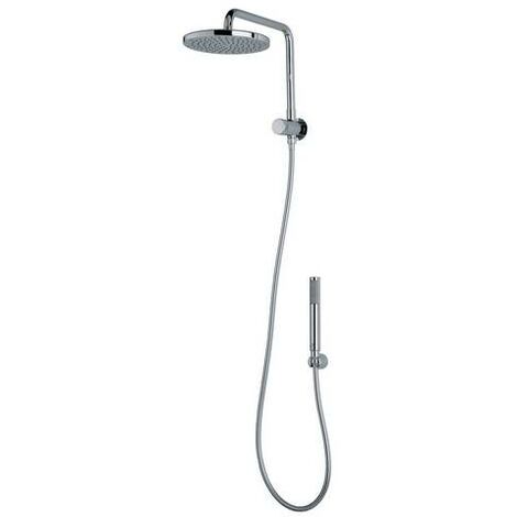 Kit bras de douche avec pommeau de douche de rénovation oki et douchette