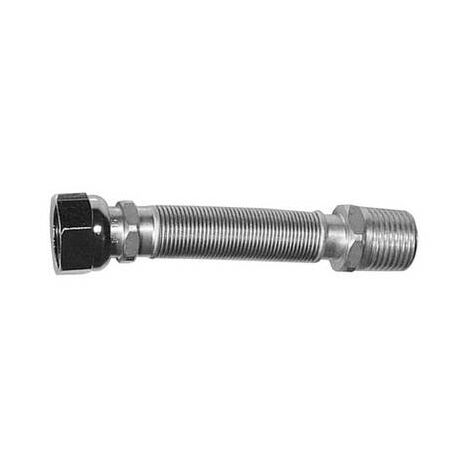 Flexible inox DN25 avec raccords laiton femelle tournant 1 pouce 1/4