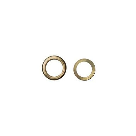 100 x brass washer mm.13
