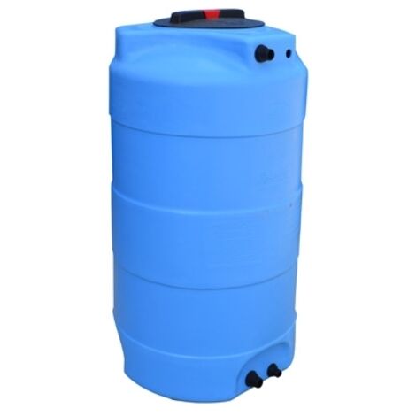 Réservoir en polyéthylène bleu 500 litres - 70x146 cm (1/4)