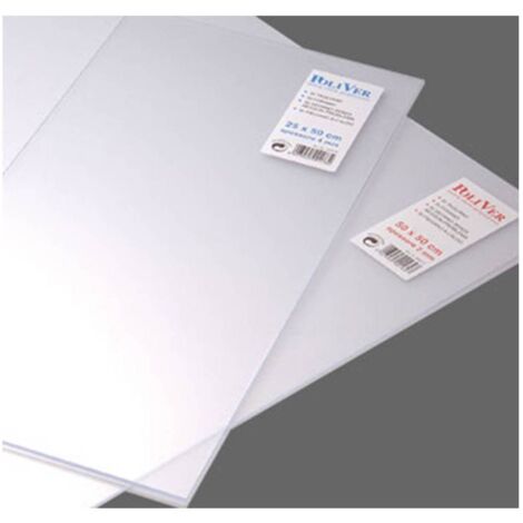 5 x VETRO SINTETICO TRASPARENTE H 100 CM 200CMX5MM