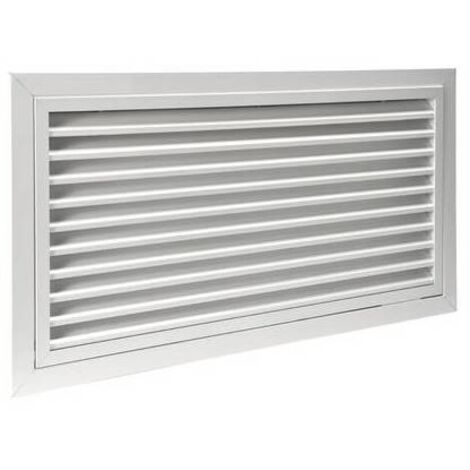 Grille de retour du porte-filtre avec ailettes fixes
