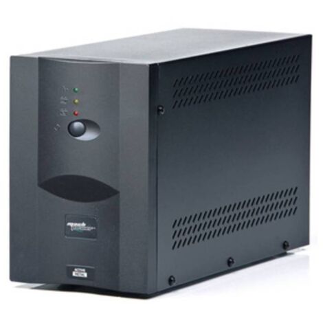 Infosec X3 Ex - Gruppo Di Continuità UPS 1000 VA | 2 Prese Schuko | Linea Interattiva Con Display LCD E Porta USB | Colore Nero - 2
