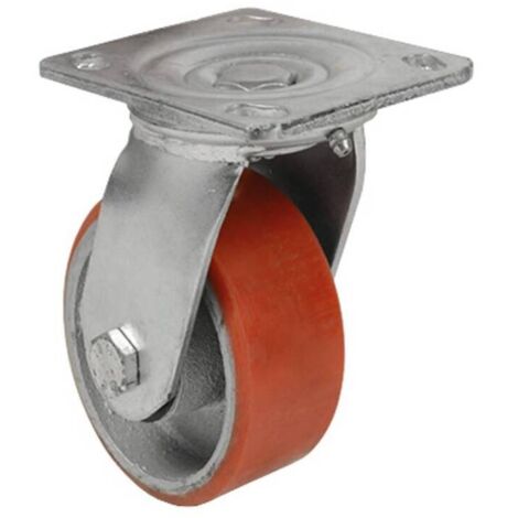 Dörner Helmer Set Di 4 Mini Ruote In Poliuretano Per Carichi Pesanti, 35 Mm, Piastra 60 X 60 Mm, Mix Di Ruote, Portata 300 Kg/set - Foto 9