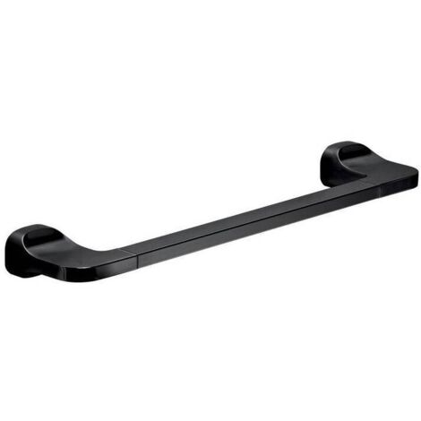 Anello Portasalviette Nero Opaco In Acciaio A Parete Diametro 15 Cm Levante 86881707