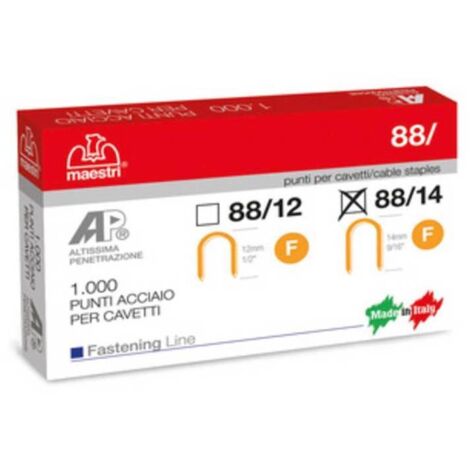 1000 PUNTI CAVETTI MAESTRI 88/12 Mm SU FISSACAVI - Foto 5