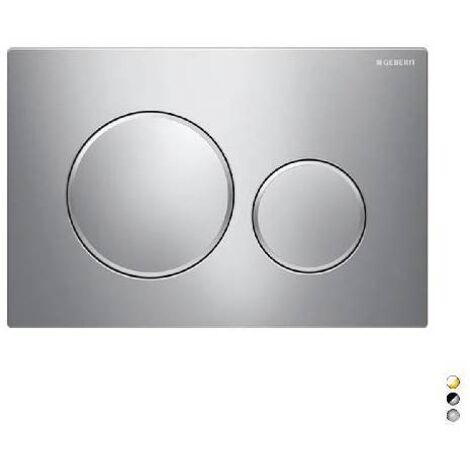 Plaque de couverture 2 touches sigma 20 geberit