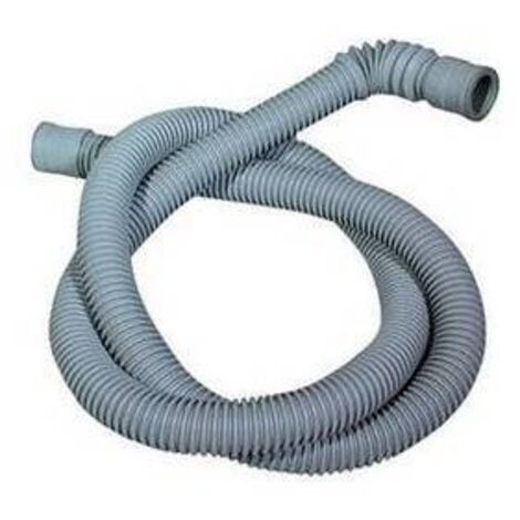 Tuyau De Vidange Pour Machine à Laver - Blanc, Ondulé, Diamètre 15 Mm, Longueur 155 Mm