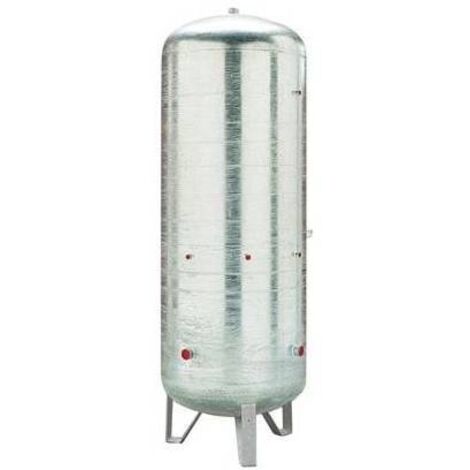 Réservoir galvanisé 100 litres pour stockage vertical – Pression max 6 bars – Température max 50 °C – Accumulateur d'eau froide sous pression – Cordivari
