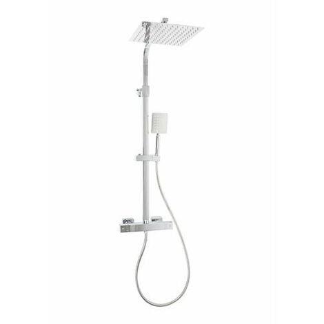 Colonne de douche avec mitigeur thermostatique zeus
