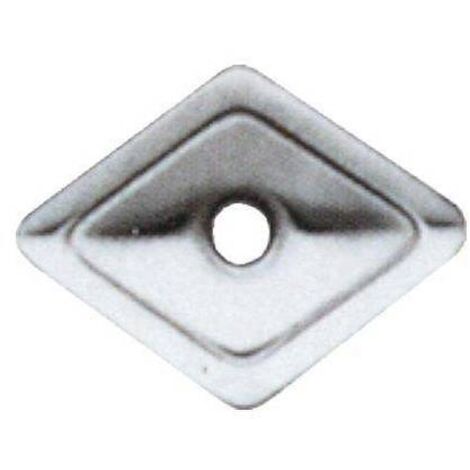 100 Rondelle In Ferro Zincato 27x27mm - Foro 6,5mm Per Barrette E Tirafondi - Foto 6