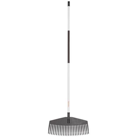 Fiskars – Balai à feuilles Light 25 dents – Tête en plastique indéformable – Manche aluminium léger – Nettoyage efficace pelouse et jardin