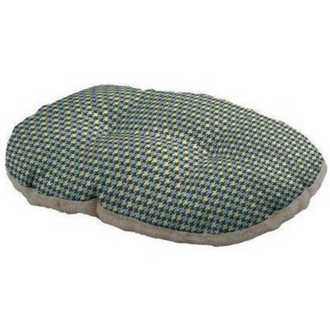 Ferplast Cuscino Per Cani E Gatti SCOTT 78/8, Double-face, Scozzese, Soffice Velluto, Lavabile, Blu