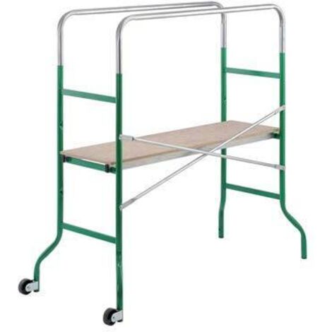 Gierre – Échelle Kreo Supermini – Hauteur de travail max 2,80 m – Charge maximale 120 kg – Structure en acier tubulaire – Dimensions 138 x 62 cm