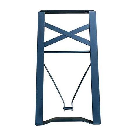 Gambe Di Ricambio Per Panca Da Birreria - 2 Gambe In Metallo Nero Con Kit Di Fissaggio