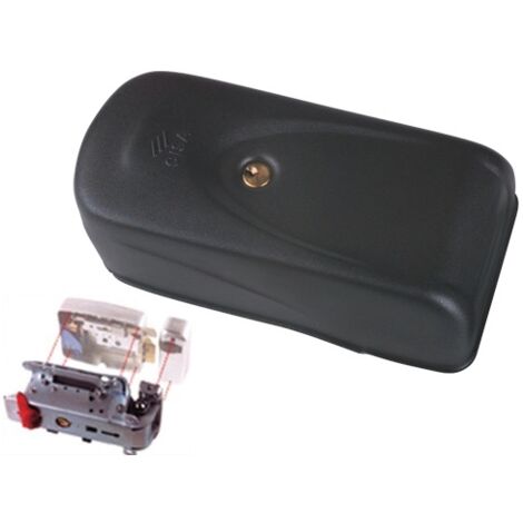 Serrure électrique à appliquer clé – Tension 12V – Manoeuvrage à clé – Protection renforcée – Entraxe 70mm – Largeur têtière 20mm – Cisa