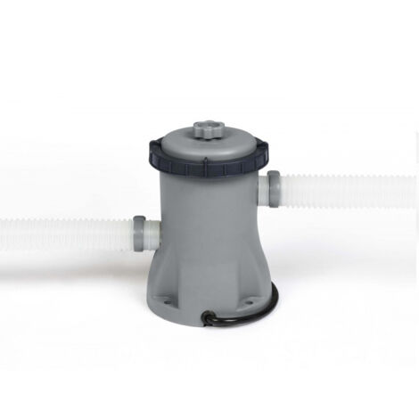 Bestway – Pompe de filtration piscine 1249 L/h – Filtre à cartouche – Construction en plastique robuste – Installation simple avec 2 tuyaux fournis