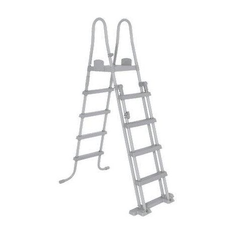 VEVOR Échelle De Quai 4 Marches Amovible – Alliage Aluminium 158,7 Kg, Grandes Pedales Antidérapantes, Pour Bateau Ponton Piscine Lac