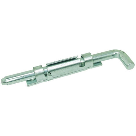 Verrou rond D.16mm en acier galvanisé – Fixation à vis ou soudure – Pour portails – Diamètre 16mm – Piastra 25mm – Ibfm