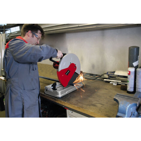 Einhell Tronçonneuse à métaux TC-MC 355 (2300 W, Disque à tronçonner Ø 355 x Ø 25.4 x 3 mm)