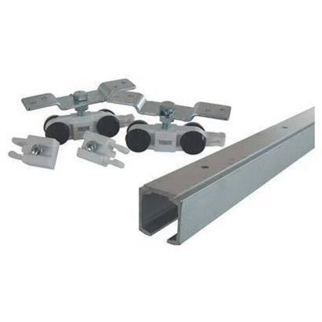 PORTE COULISSANTE AU PLAFOND EN KIT 1400 OMGE