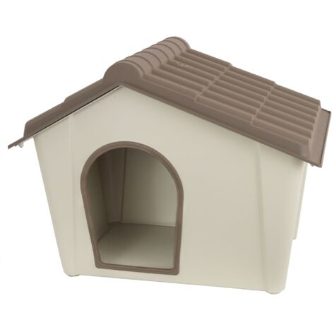 Artplast – Maison extérieure pour chien en polypropylène – Toit amovible – Dimensions 79x59,2x60,8 cm – Antichoc et imperméable