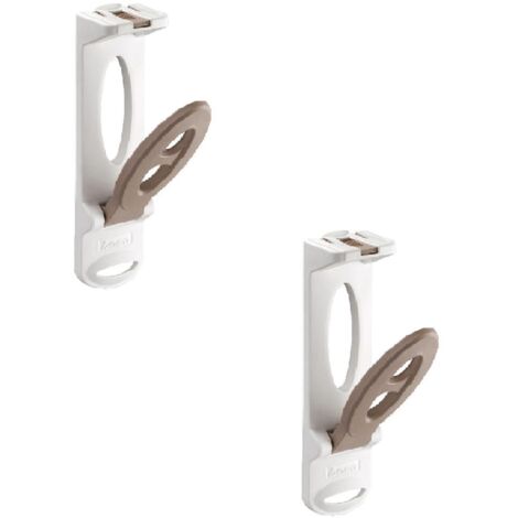 Lot de 2 supports pour radiateur - L 5,5 x l 27, 5 cm - Coloris aléatoire - Livraison gratuite (1/5)