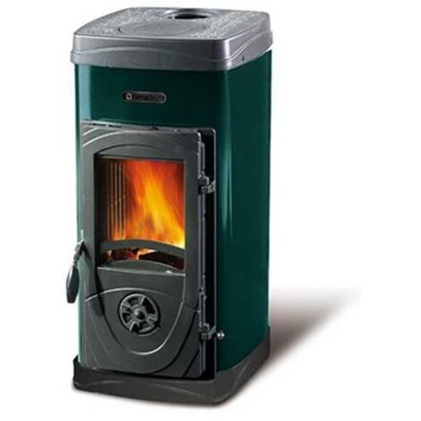 Nordica – Poêle à bois 5 kW – Volume de chauffe jusqu'à 143 m³ – Diamètre sortie fumée 120 mm – Rendement 80% – Classe énergétique A