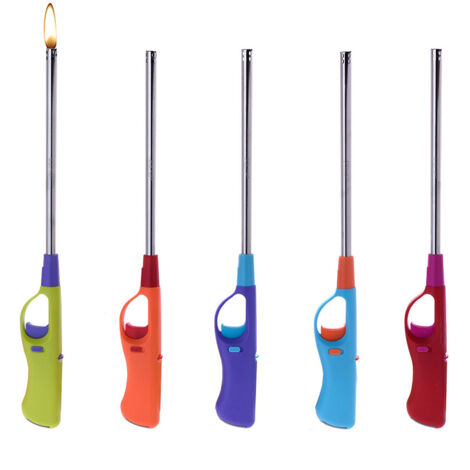 16,0 x ALLUMEUR À GAZ À FLAMME RECHARGEABLE LONG SEAHORSE