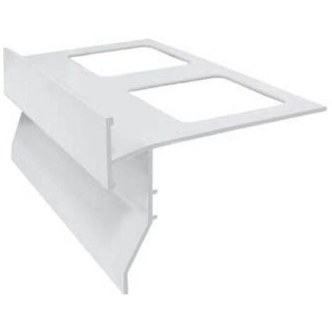 GOCCIOLATOIO P/BALCONI PVC MM 85X2,6 M BIANCO