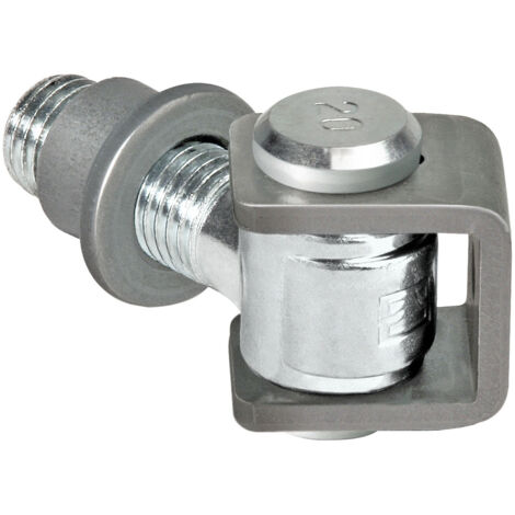 Charnières filetées pour portails M20 – Acier zincé résistant à la corrosion – Cardine à souder avec cavalotto et boccala – Comunello