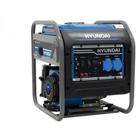 Hyundai – Générateur inverter courant 2800W – Moteur monocylindre 4 temps 8 ch – Démarrage à lanceur – Réservoir 15L – Sortie onde sinusoïdale