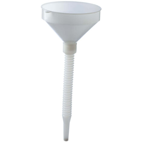 ENTONNOIR EN PLASTIQUE AVEC COURBE FLEXIBLE D.25 -03750 (1/2)