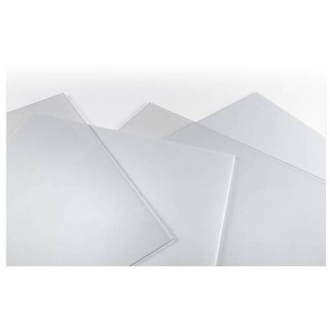 Lastra In Vetro Sintetico Trasparente Opaco 4 Mm – 500x1500 Mm, Termoformabile, Facile Da Tagliare E Forare