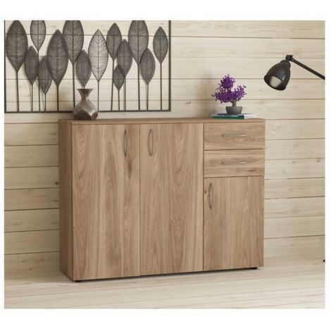 KIT MOBILE 3A+2C 102X35X91 CM ROVERE